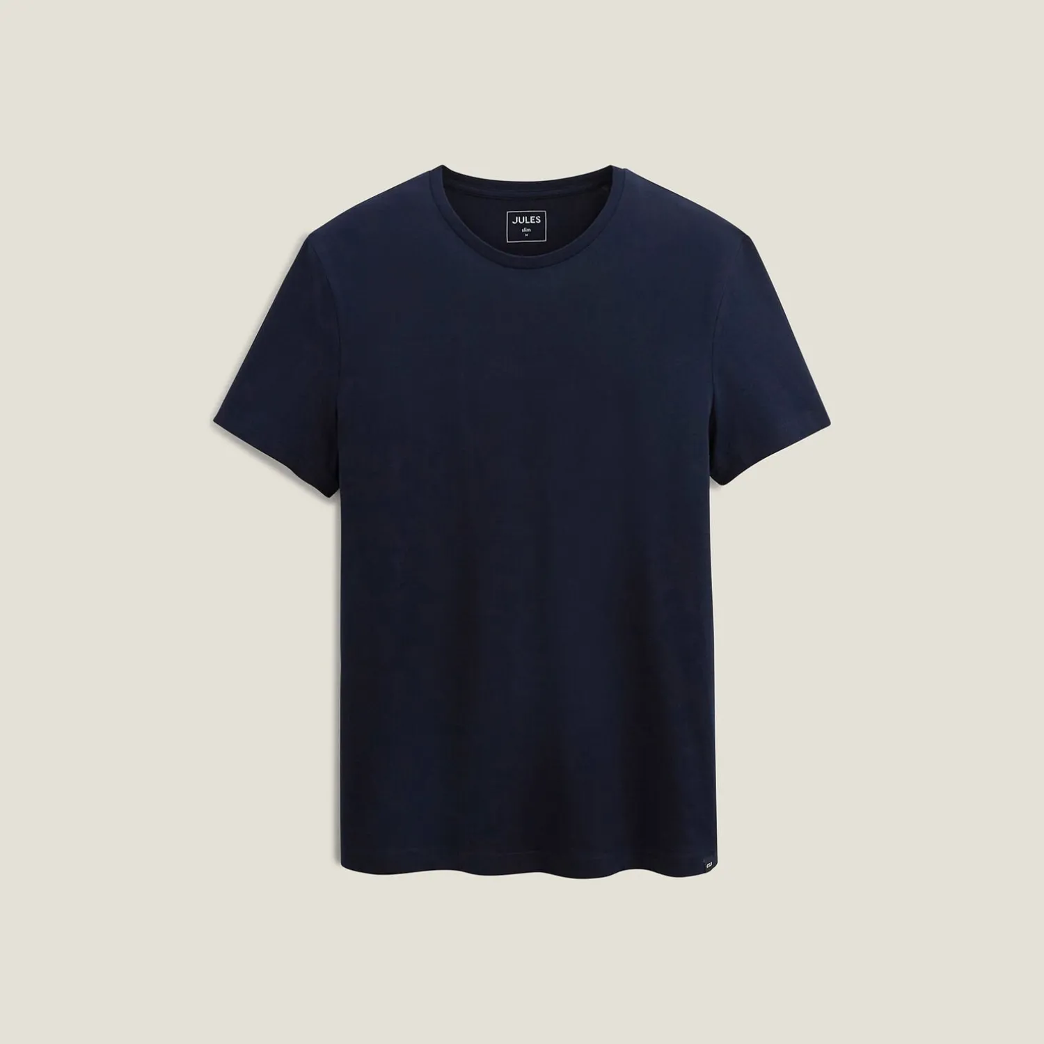 Jules Tee shirt en coton col rond basique- Smart Casual|T-shirt