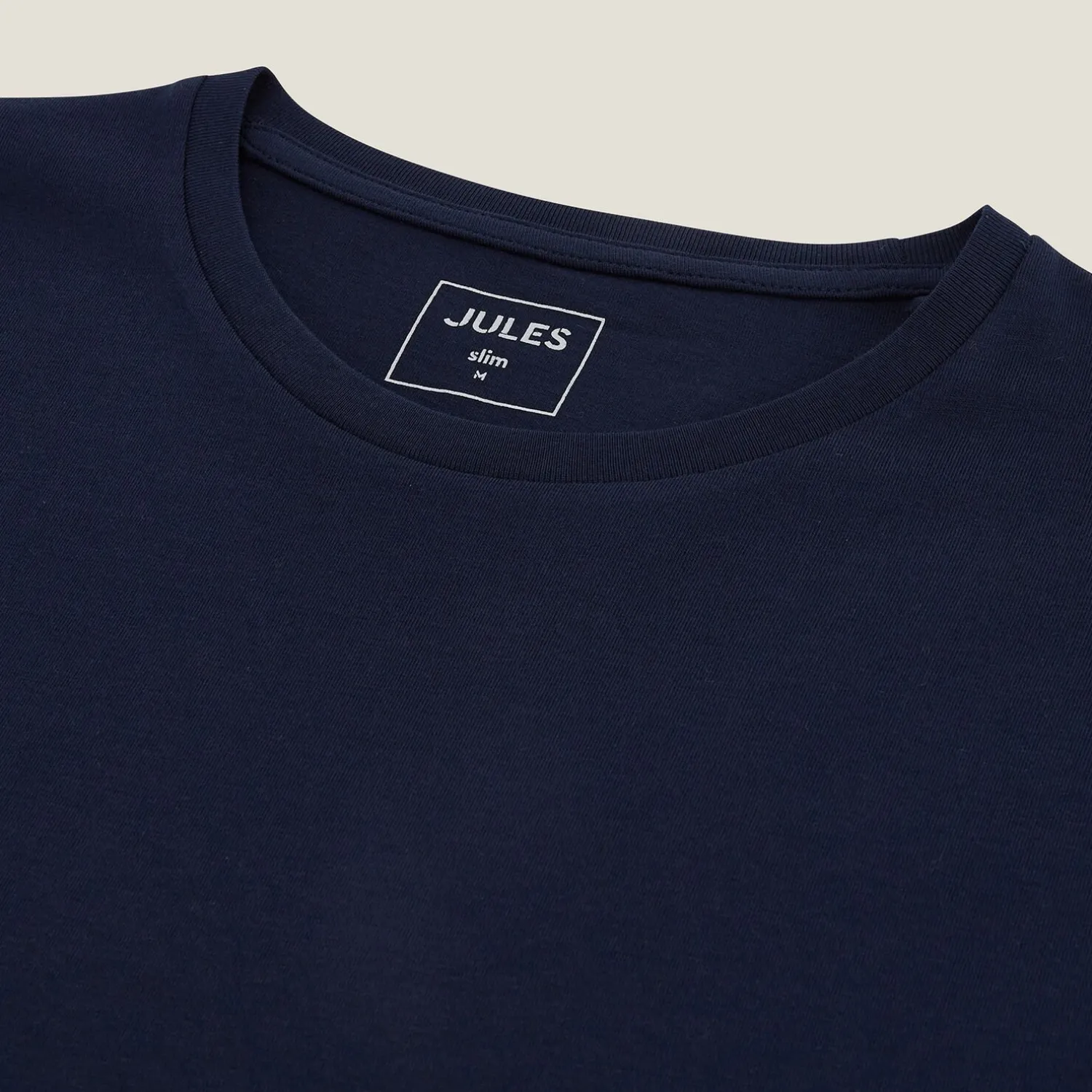 Jules Tee shirt en coton col rond basique- Smart Casual|T-shirt