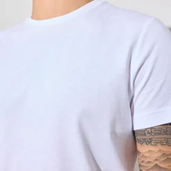 Jules Tee shirt en coton col rond basique- T-shirt