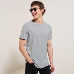 Jules Tee shirt en coton col rond basique- T-shirt