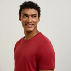 Jules Tee shirt en coton col rond basique- T-shirt