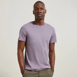 Jules Tee shirt en coton col rond basique- T-shirt