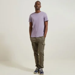 Jules Tee shirt en coton col rond basique- T-shirt