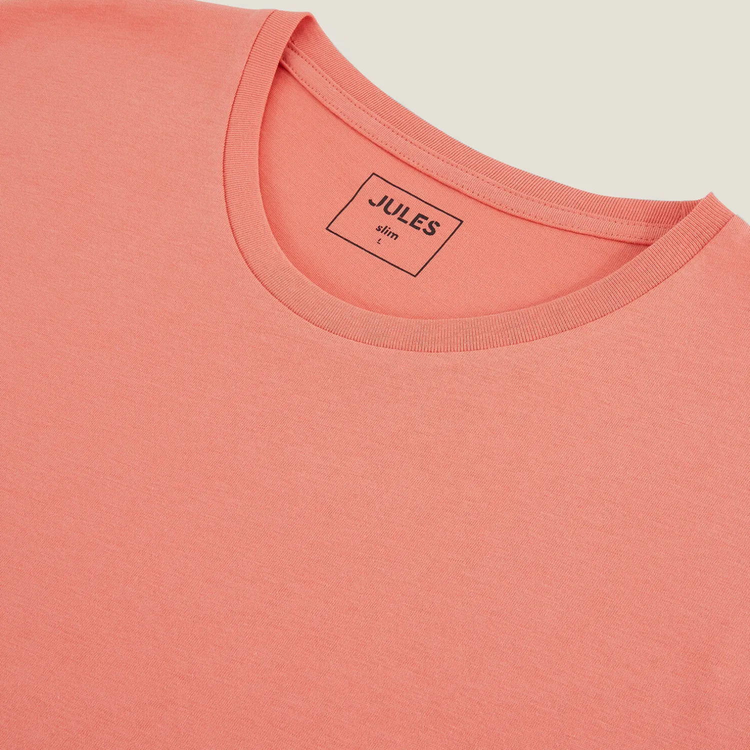 Jules Tee shirt en coton col rond basique- T-shirt