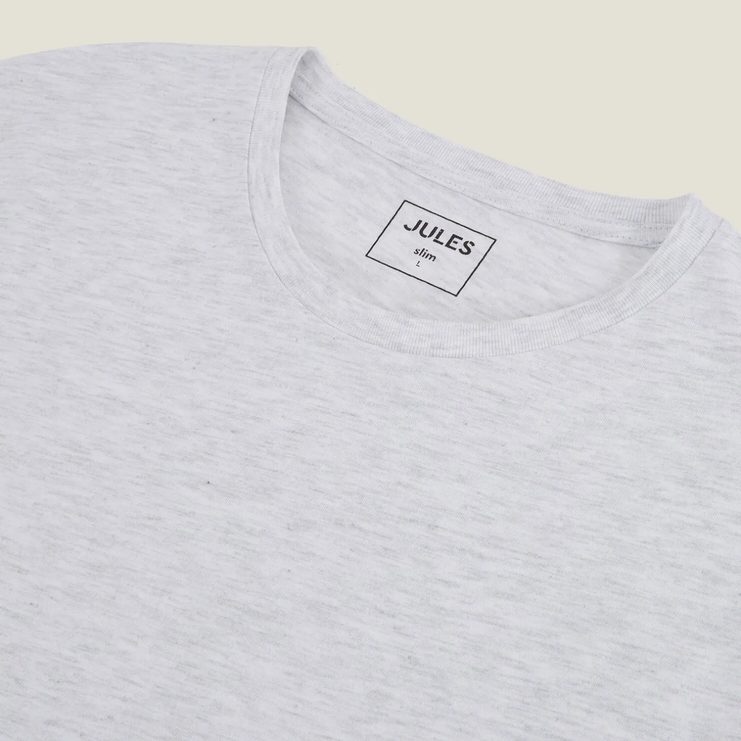 Jules Tee shirt en coton col rond basique- T-shirt