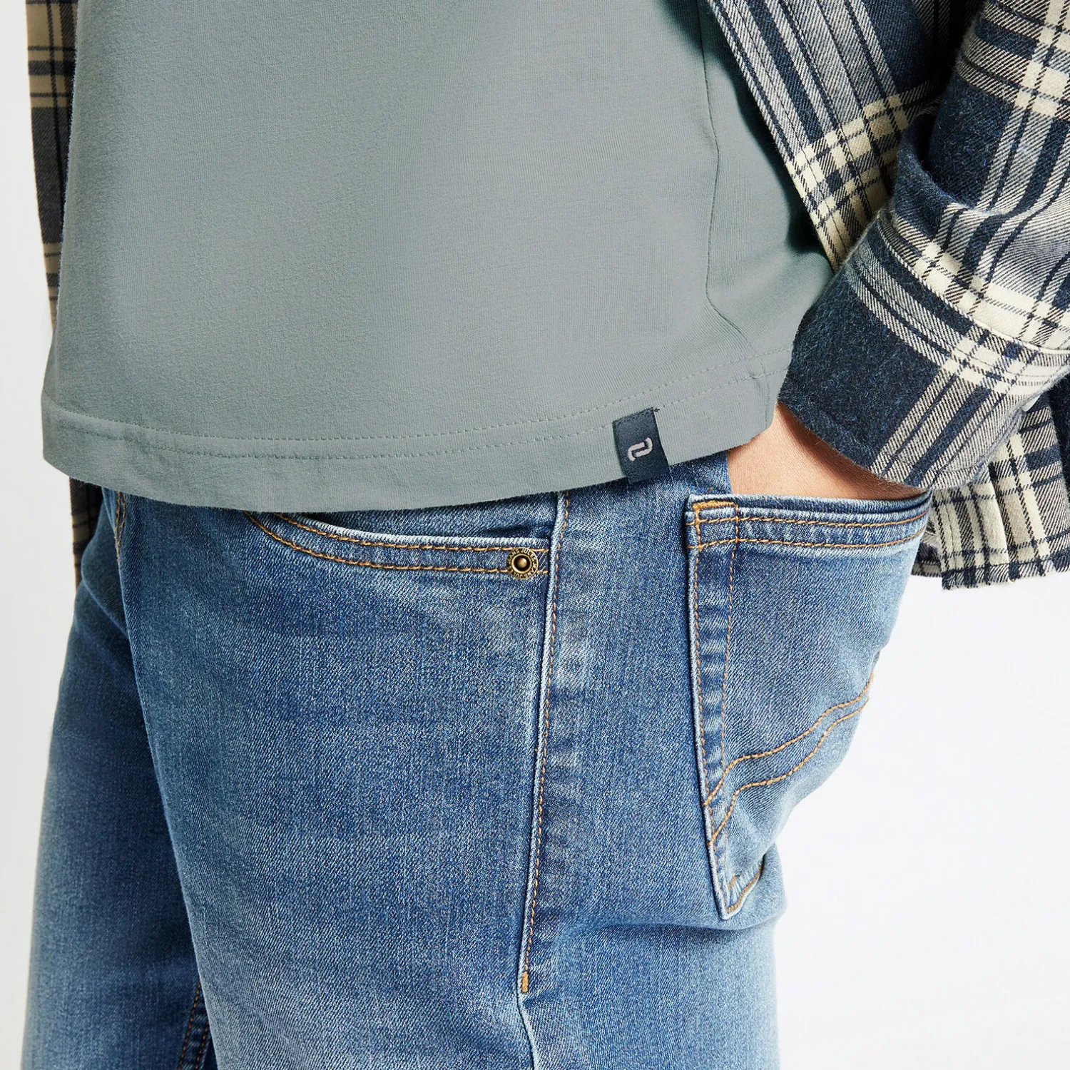 Jules Tee shirt en coton col rond basique- T-shirt