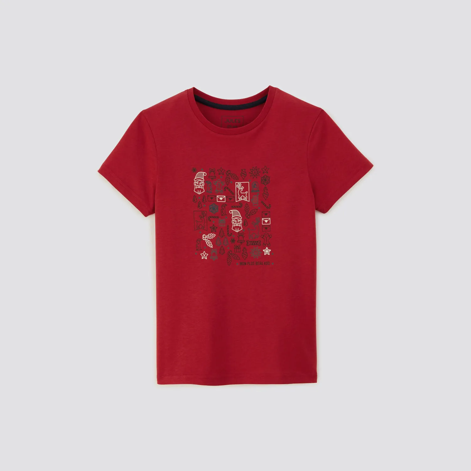 Jules Tee shirt enfant noël imprimé- T-shirt