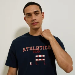 Jules Tee shirt imprimé Athletics Team licence Peanuts- T-shirt