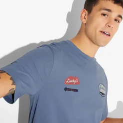 Jules Tee shirt imprimé col rond- T-shirt