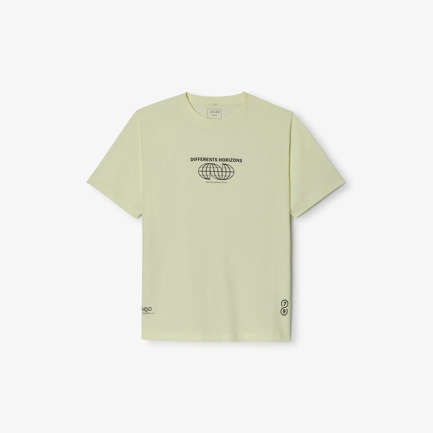 Jules Tee shirt imprimé col rond- T-shirt