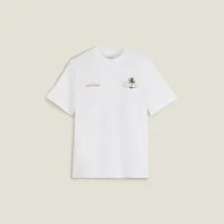 Jules Tee shirt imprimé devant et dos paysage- T-shirt