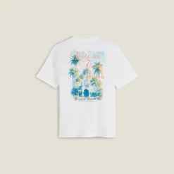 Jules Tee shirt imprimé devant et dos paysage- T-shirt