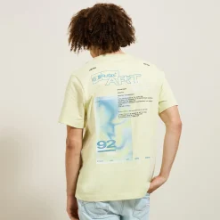 Jules Tee shirt imprimé en coton col rond- T-shirt