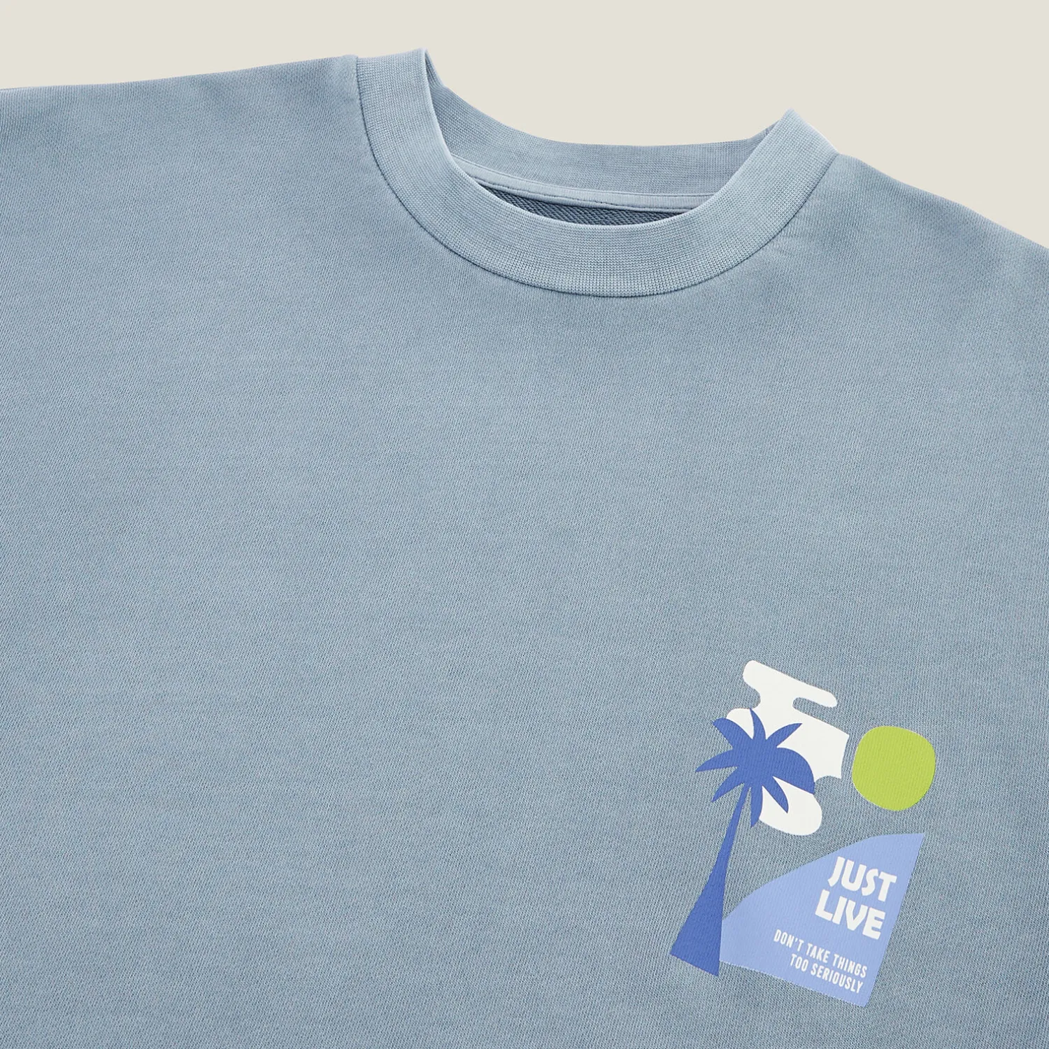 Jules Tee shirt imprimé en molleton- T-shirt