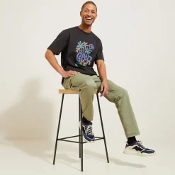 Jules Tee shirt imprimé placé good vibes- T-shirt