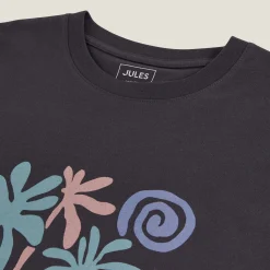 Jules Tee shirt imprimé placé good vibes- T-shirt