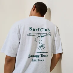 Jules Tee shirt imprimé Snoopy Team licence Peanuts- T-shirt