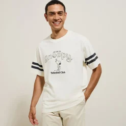Jules Tee shirt imprimé Volleyball Club licence Peanuts- T-shirt