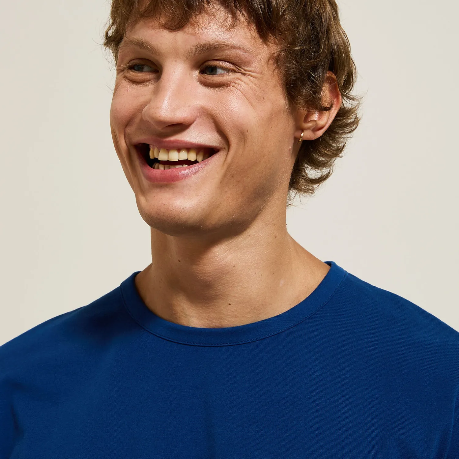 Jules Tee shirt matière douce col rond- T-shirt