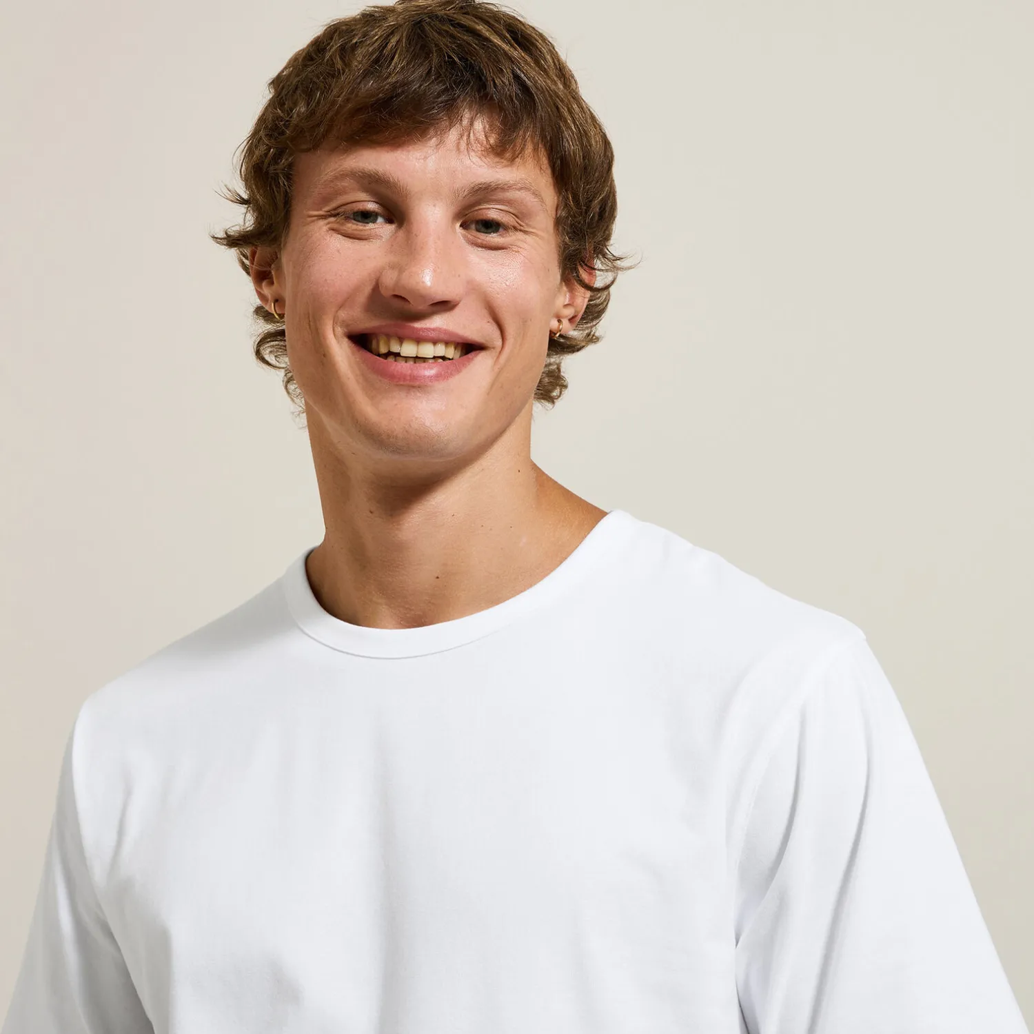 Jules Tee shirt matière douce col rond- T-shirt