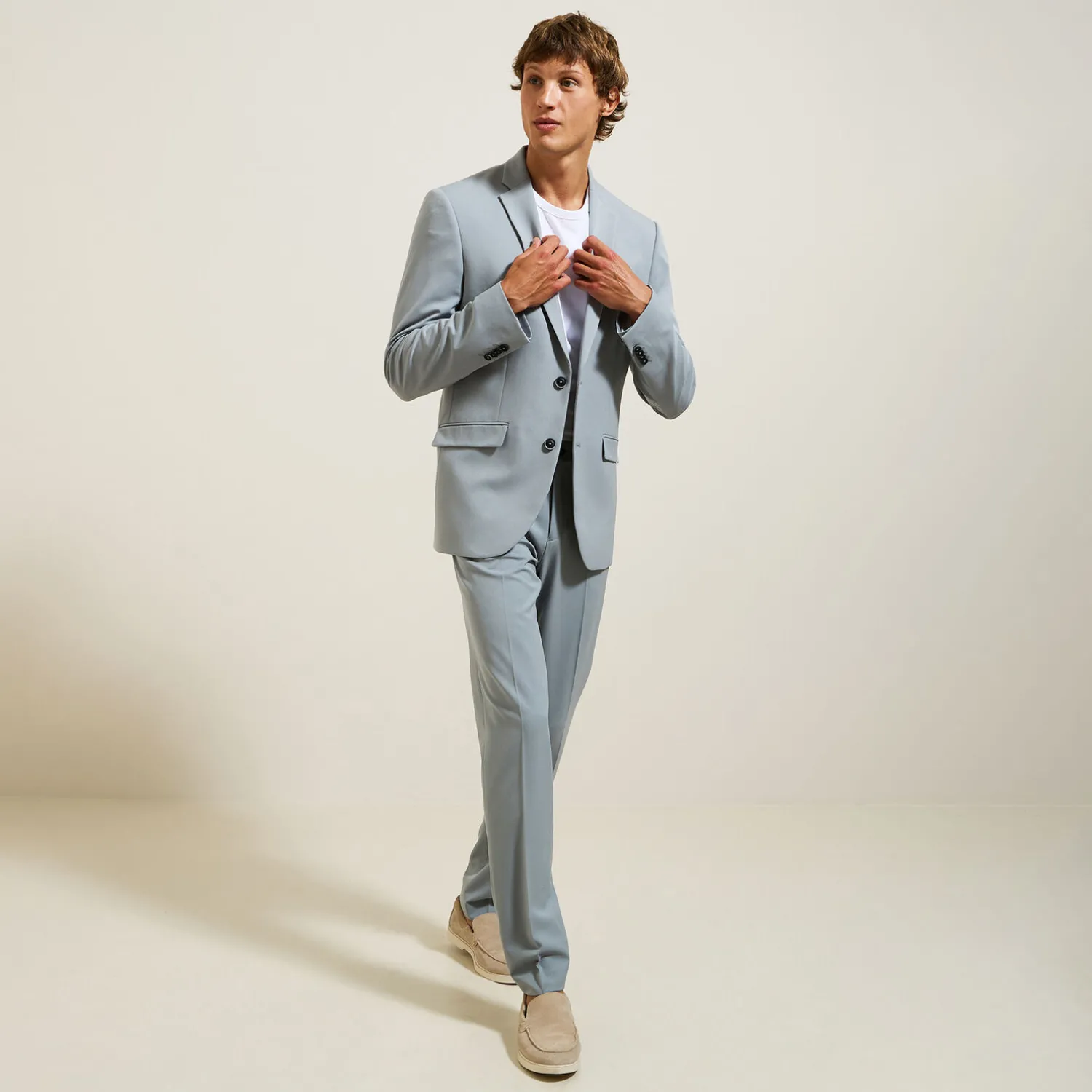 Jules Tee shirt matière douce col rond- T-shirt