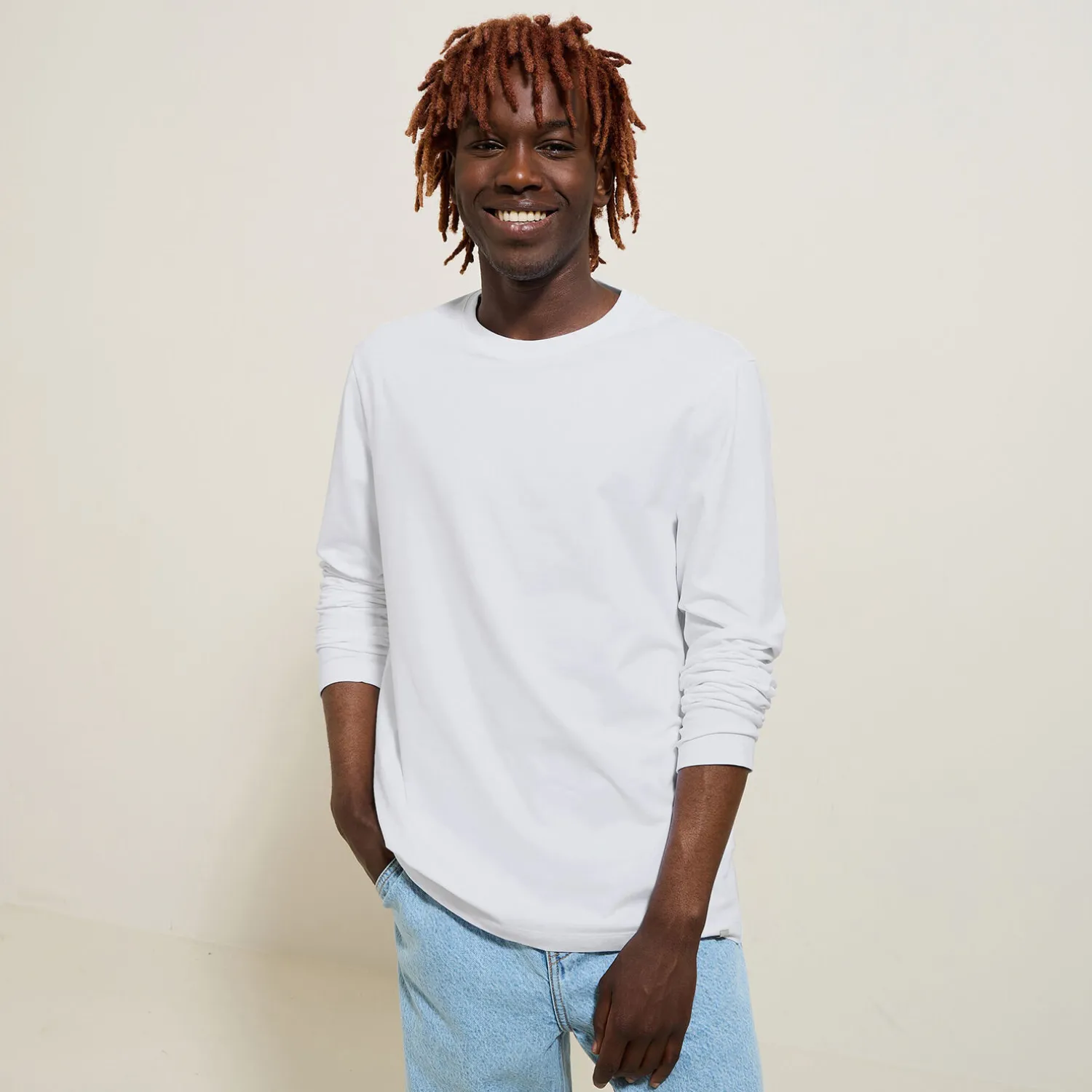 Jules Tee shirt matière douce col rond- T-shirt