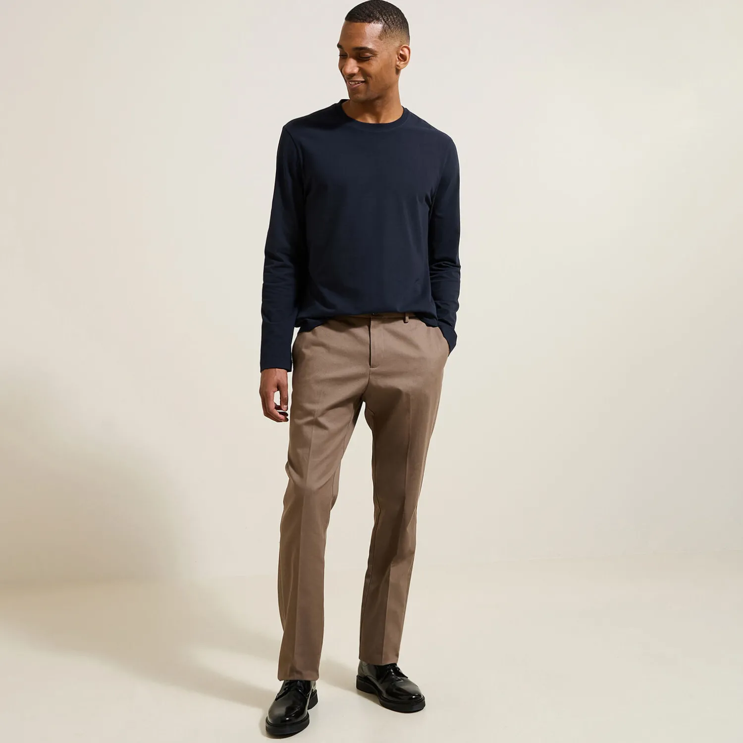 Jules Tee shirt matière douce col rond- T-shirt