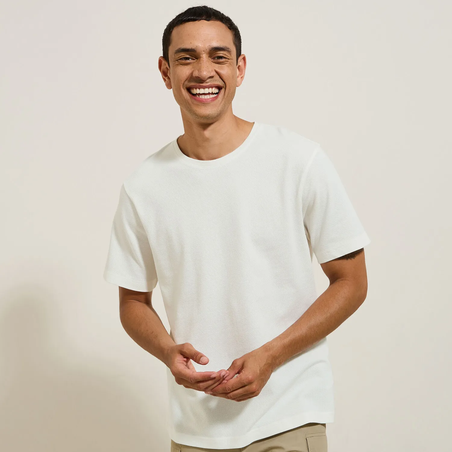 Jules Tee shirt matière fantaisie- T-shirt