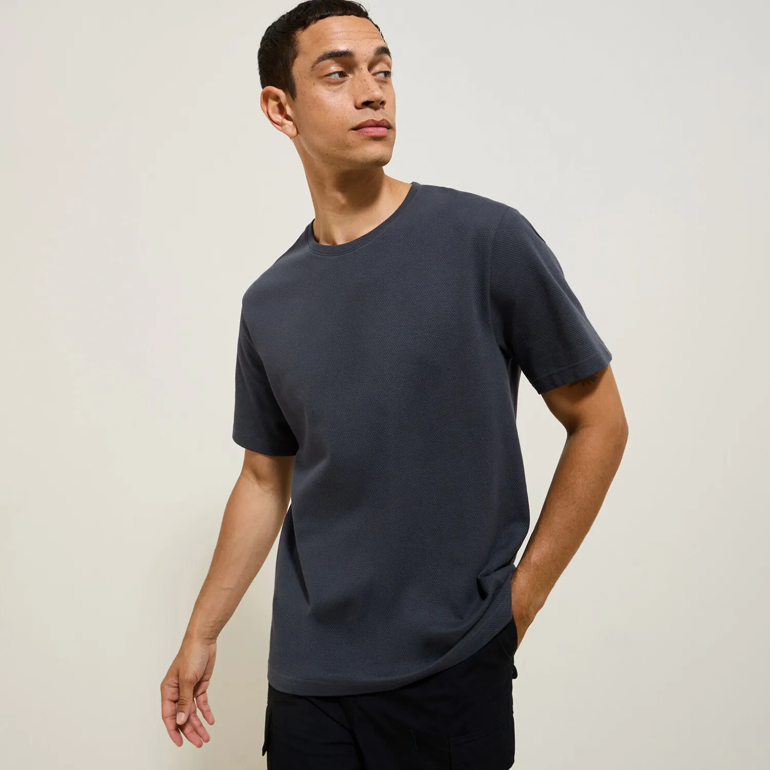 Jules Tee shirt matière fantaisie- T-shirt