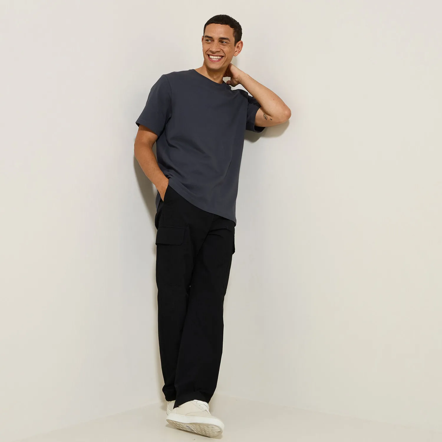 Jules Tee shirt matière fantaisie- T-shirt