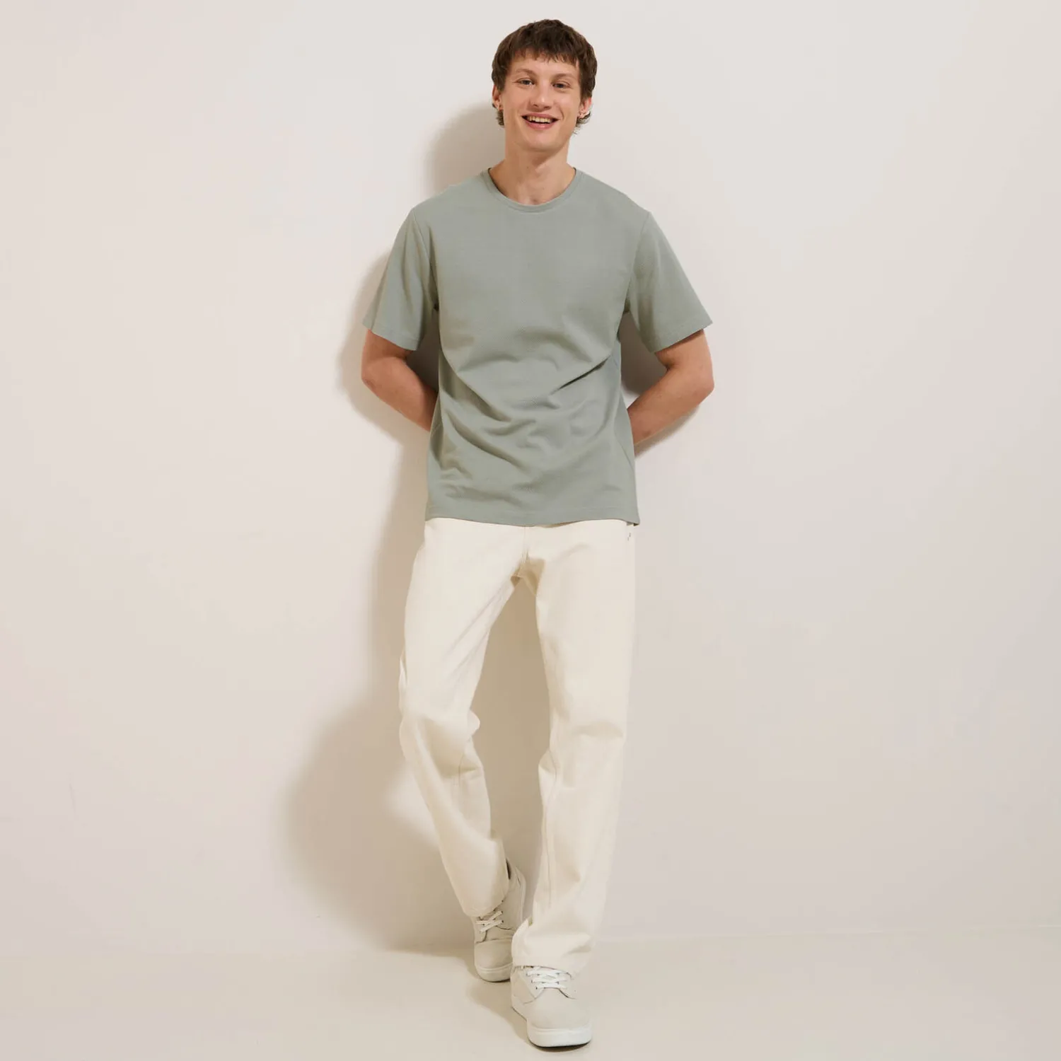 Jules Tee shirt matière fantaisie- T-shirt