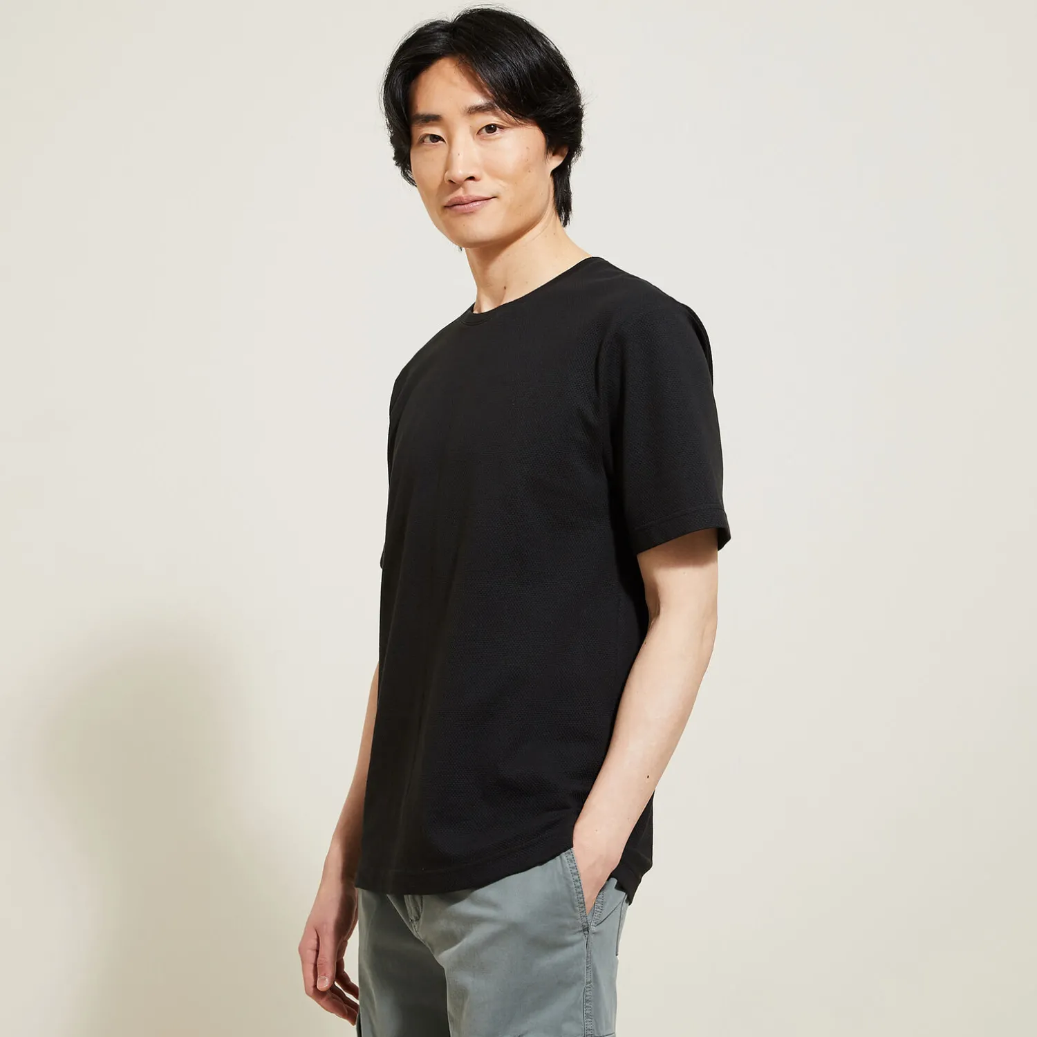 Jules Tee shirt matière fantaisie- T-shirt