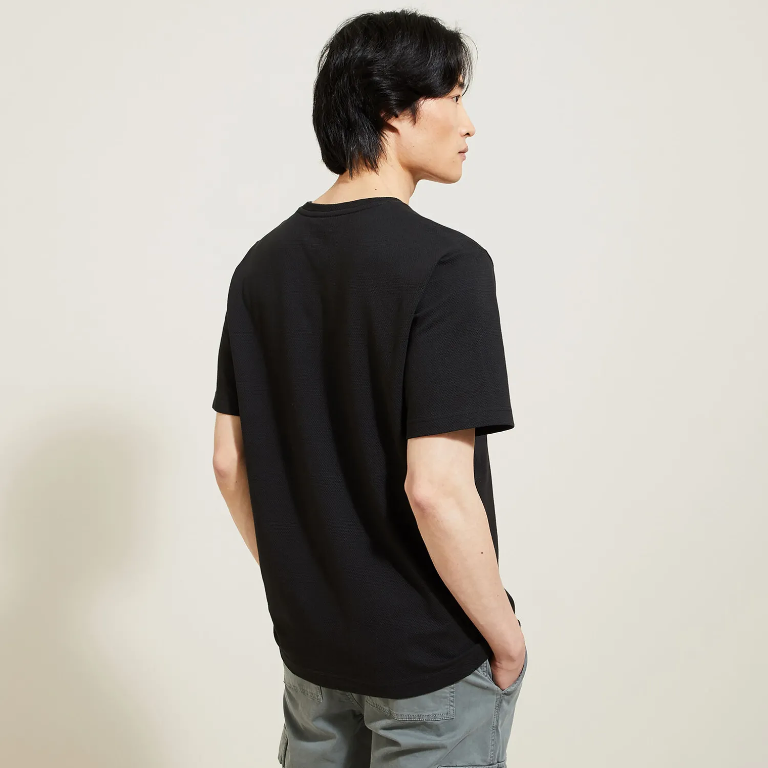 Jules Tee shirt matière fantaisie- T-shirt