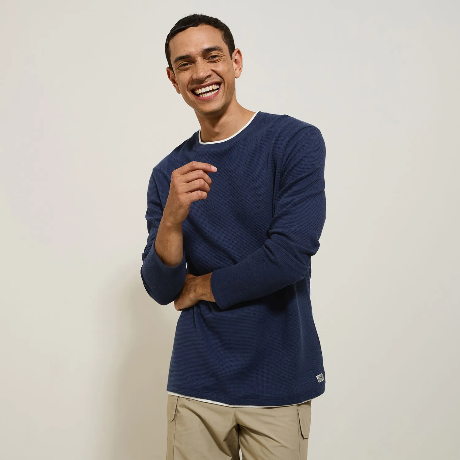 Jules Tee shirt matière fantaisie col rond- T-shirt