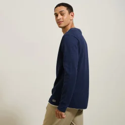 Jules Tee shirt matière fantaisie col rond- T-shirt