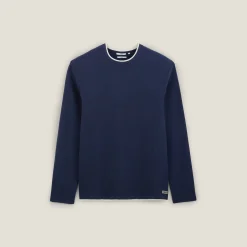 Jules Tee shirt matière fantaisie col rond- T-shirt