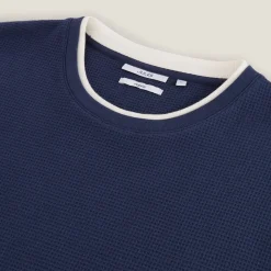 Jules Tee shirt matière fantaisie col rond- T-shirt