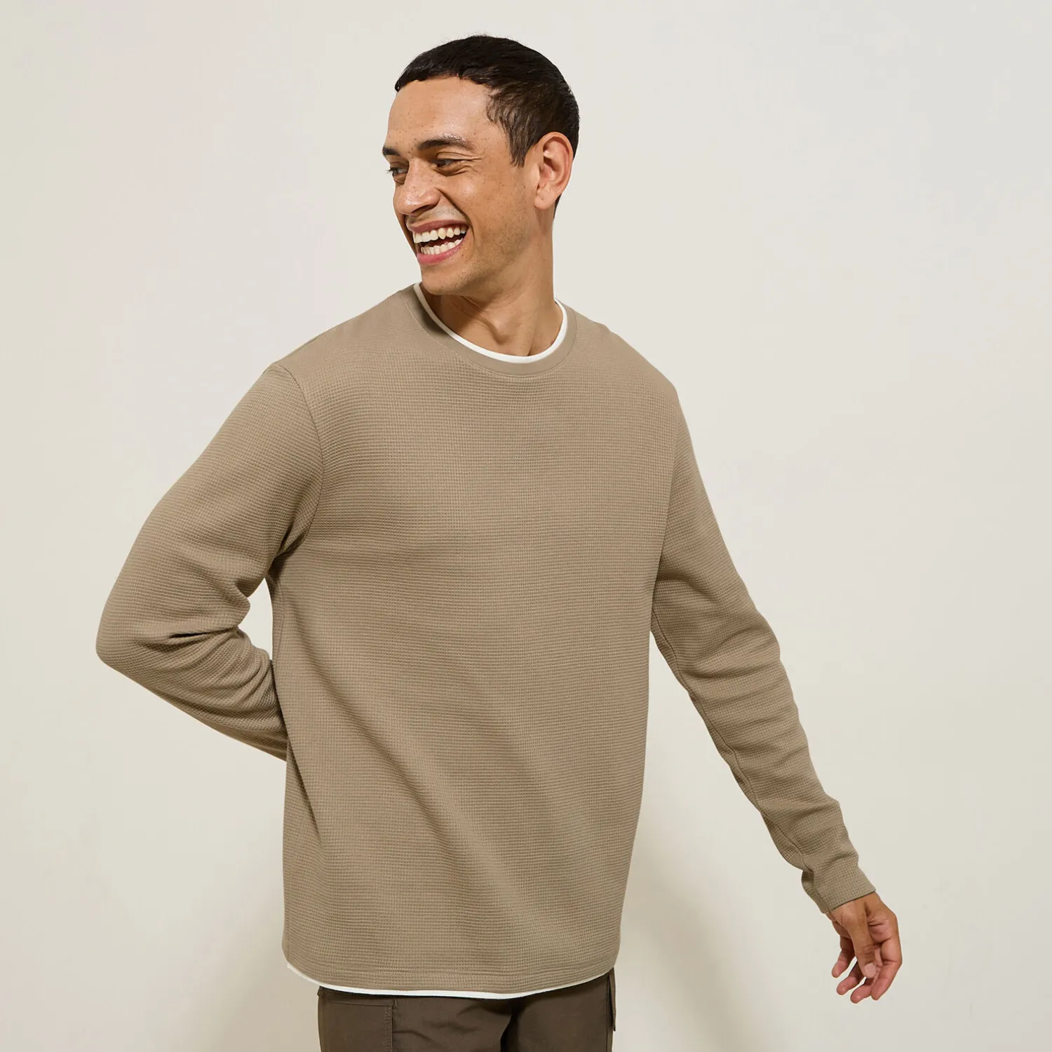 Jules Tee shirt matière fantaisie col rond- T-shirt