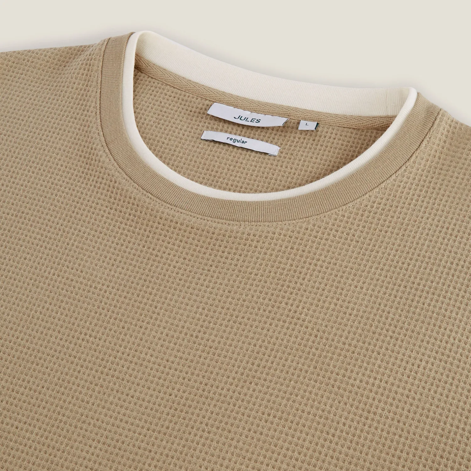 Jules Tee shirt matière fantaisie col rond- T-shirt