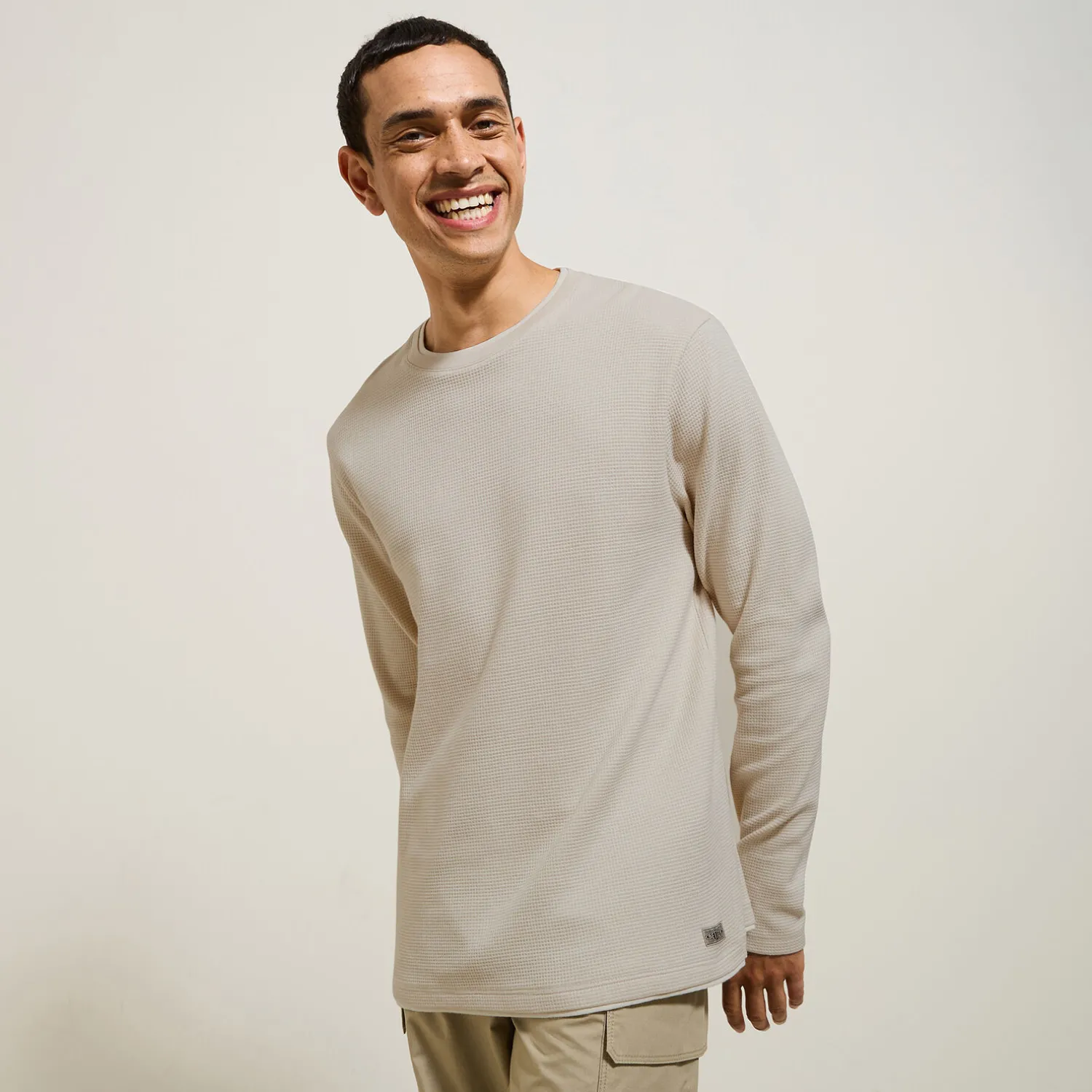 Jules Tee shirt matière fantaisie col rond- T-shirt