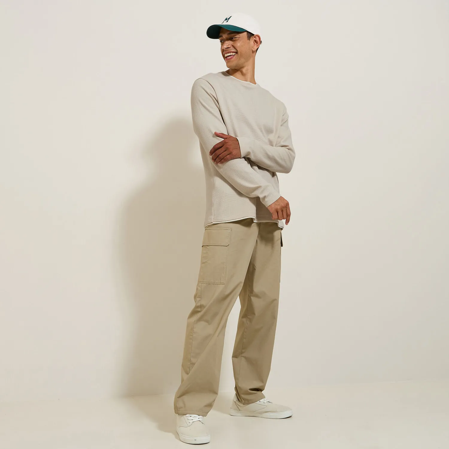 Jules Tee shirt matière fantaisie col rond- T-shirt