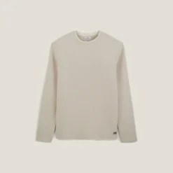 Jules Tee shirt matière fantaisie col rond- T-shirt