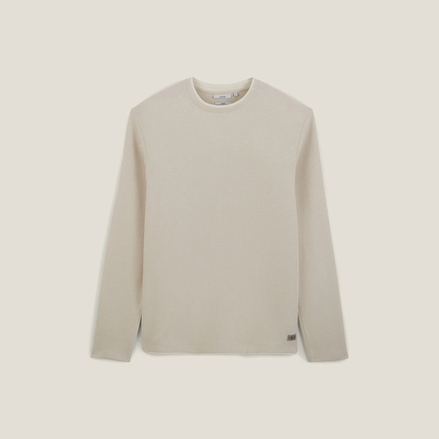 Jules Tee shirt matière fantaisie col rond- T-shirt