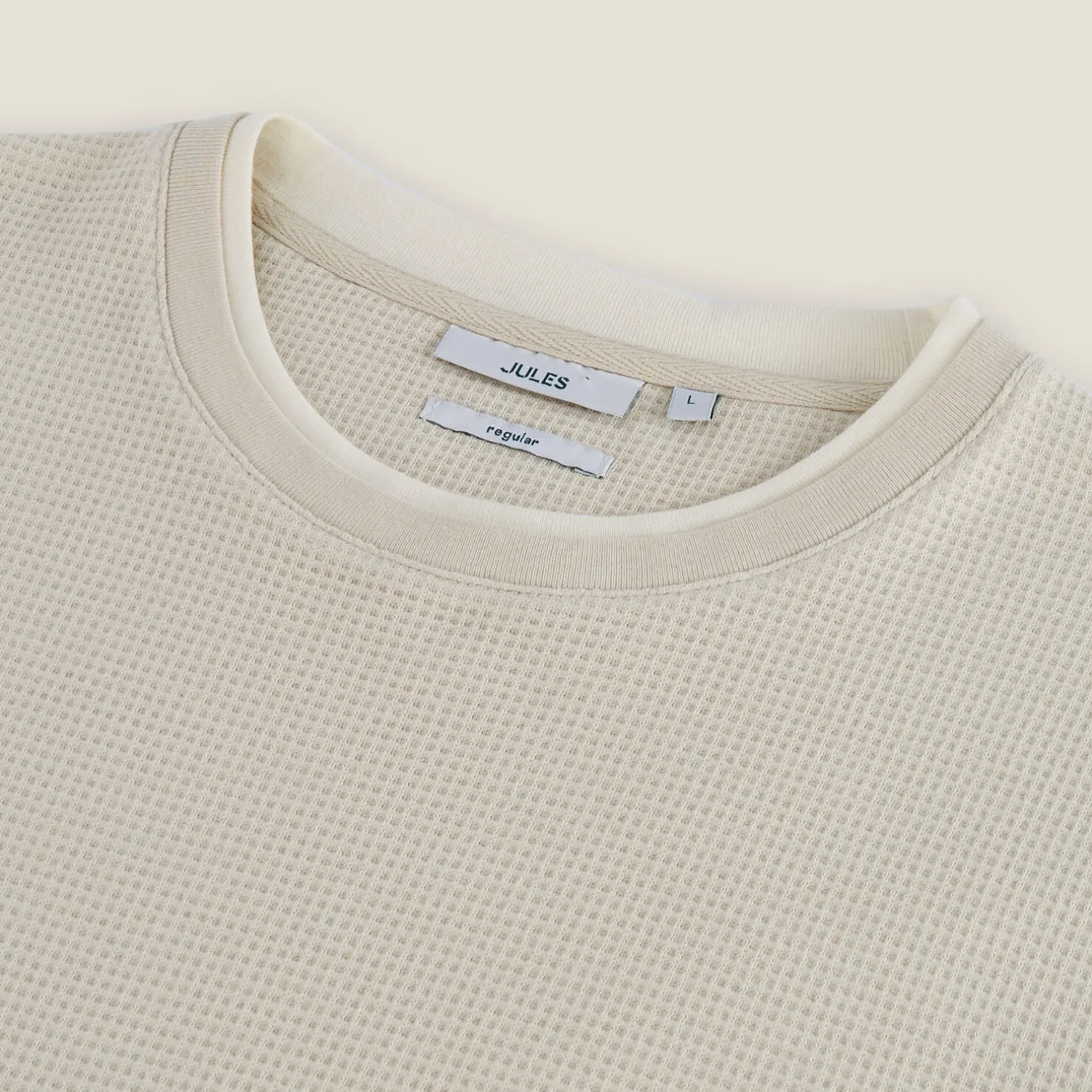 Jules Tee shirt matière fantaisie col rond- T-shirt