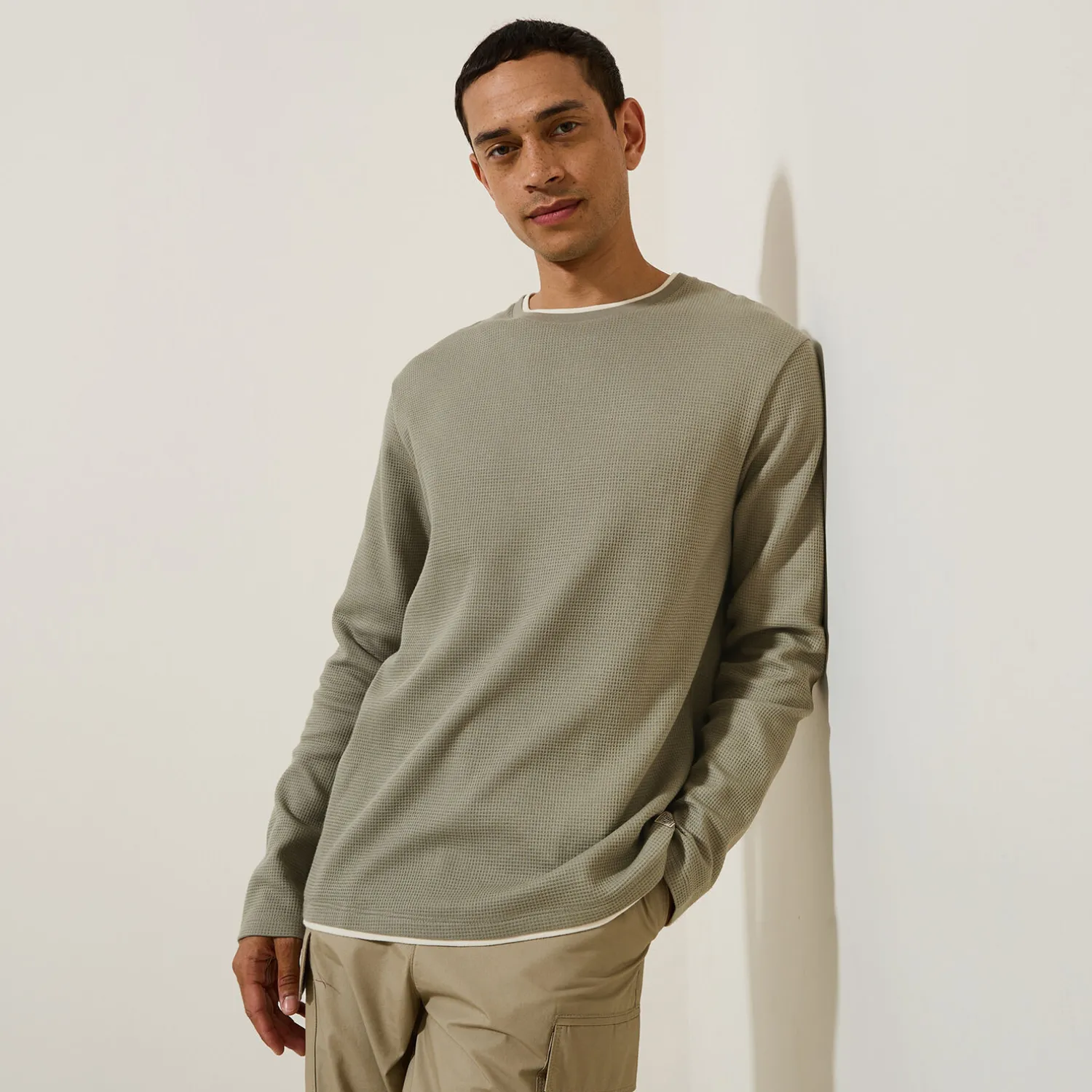 Jules Tee shirt matière fantaisie col rond- T-shirt