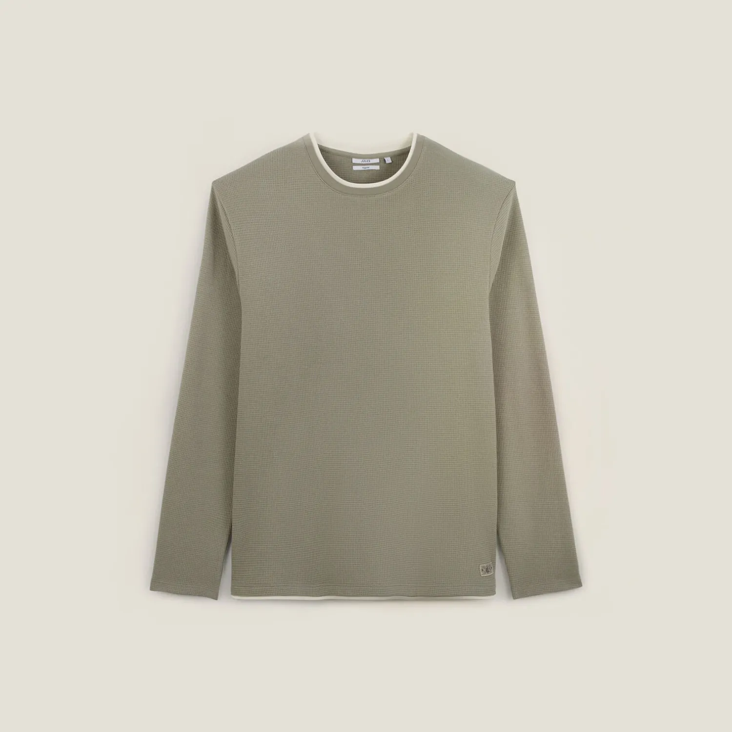 Jules Tee shirt matière fantaisie col rond- T-shirt