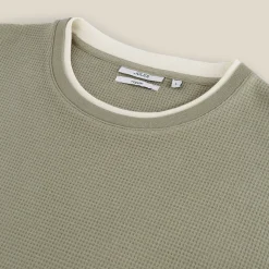 Jules Tee shirt matière fantaisie col rond- T-shirt