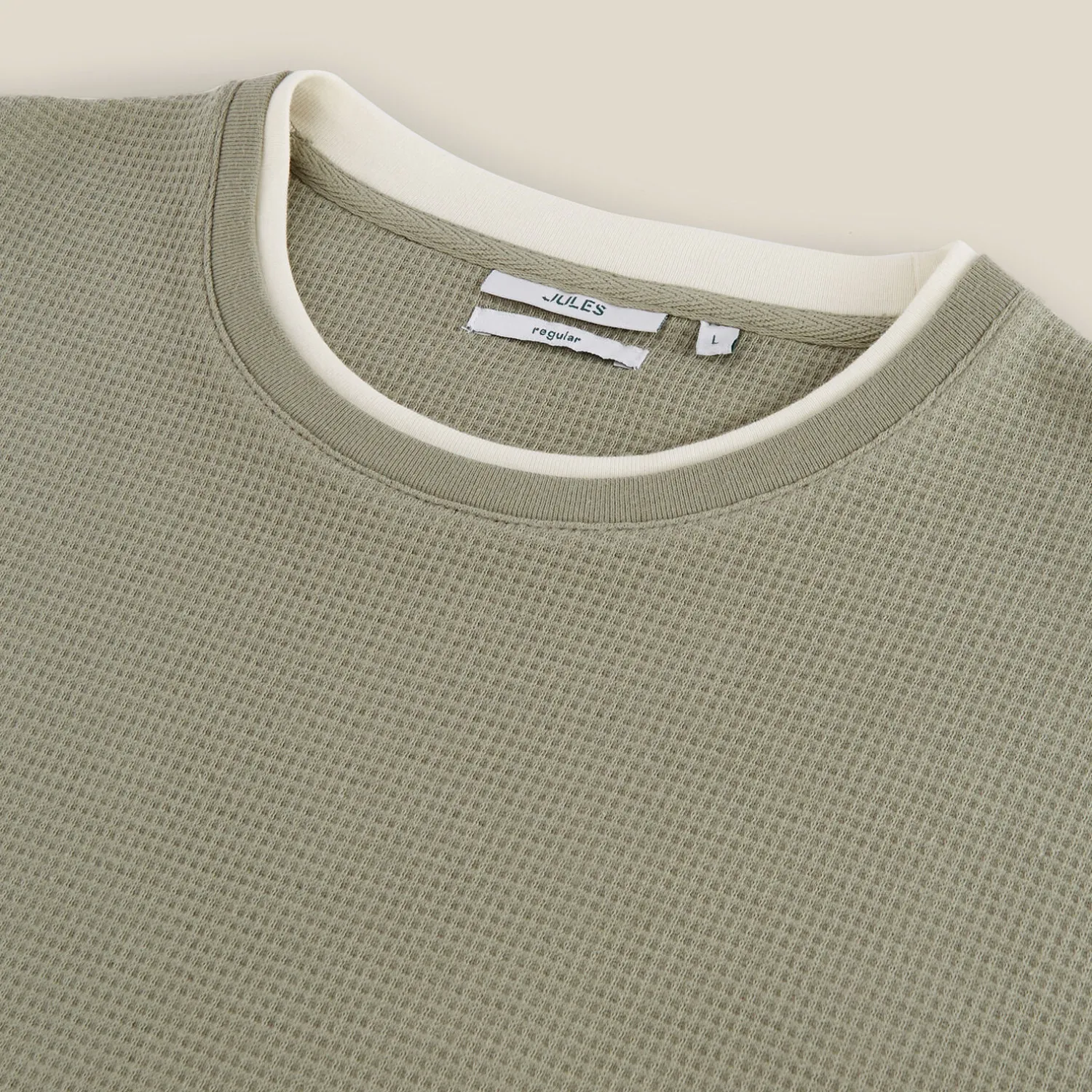 Jules Tee shirt matière fantaisie col rond- T-shirt