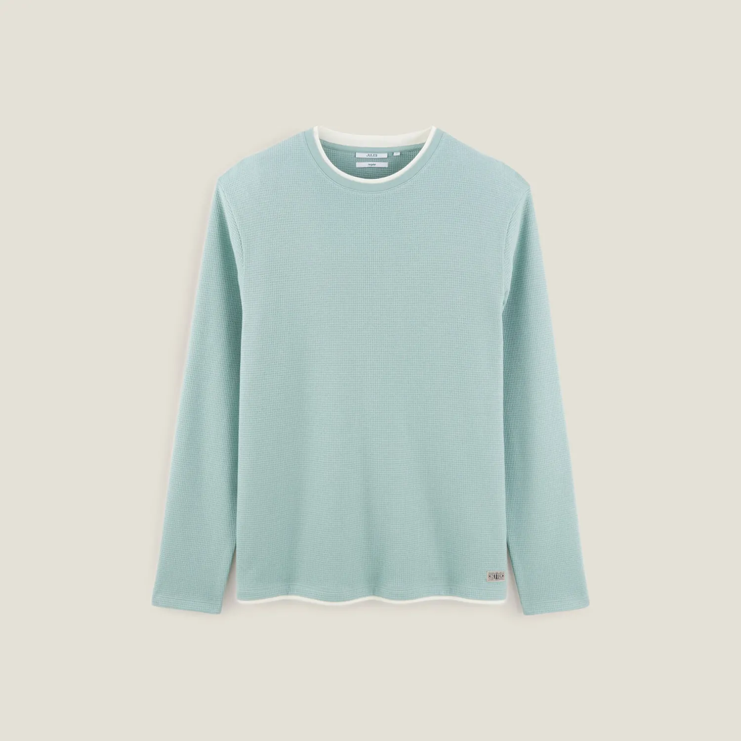 Jules Tee shirt matière fantaisie col rond- T-shirt