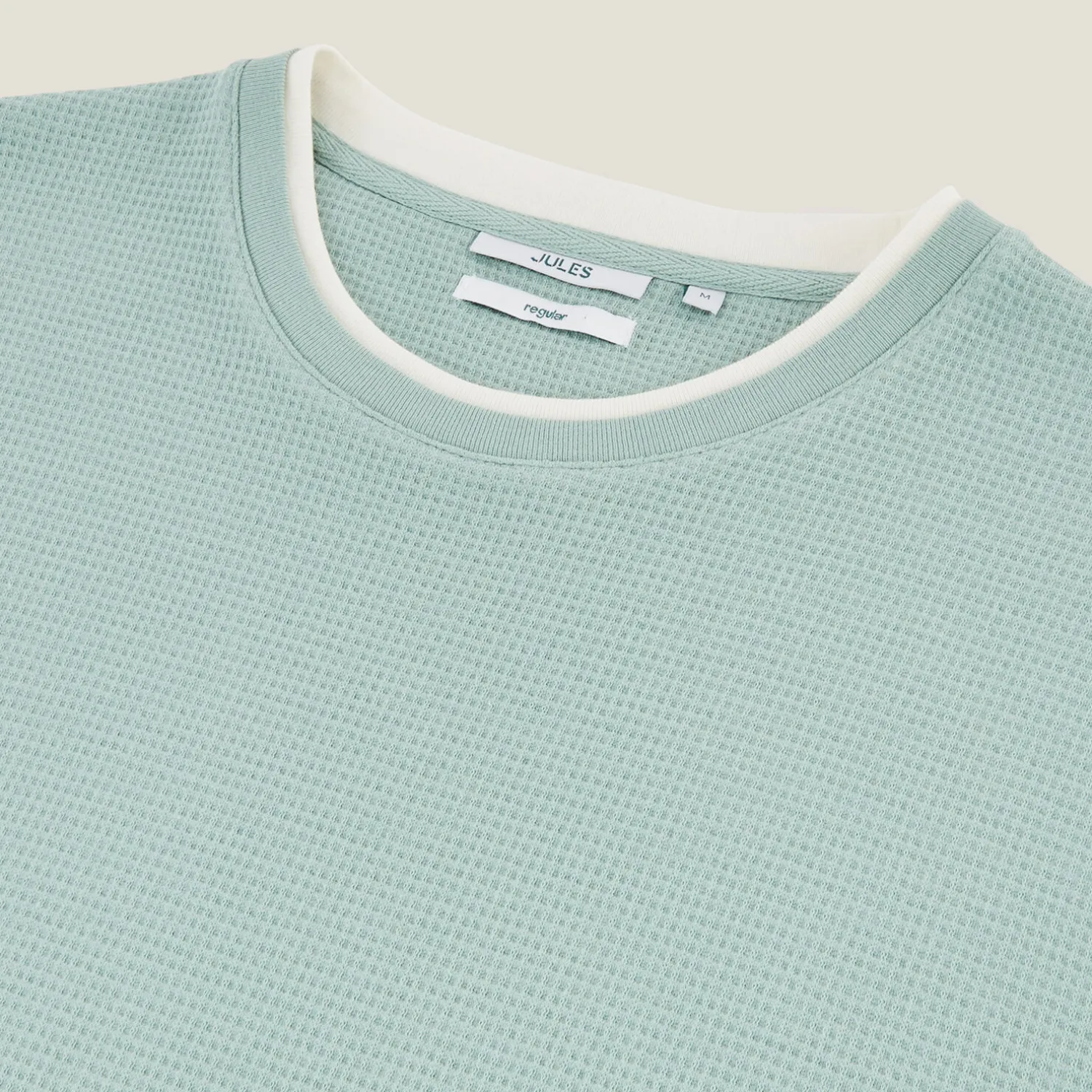 Jules Tee shirt matière fantaisie col rond- T-shirt